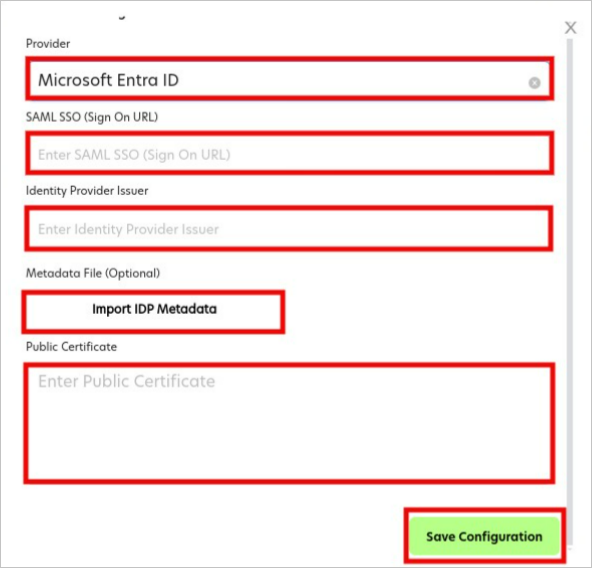 Captura de tela mostra a Configuração.