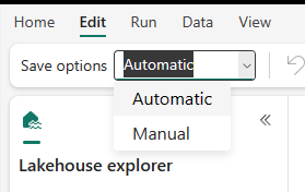 Captura de ecrã a mostrar onde mudar a gravação manual.