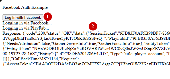 Facebook Auth Example