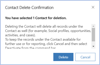 Confirm deletion.