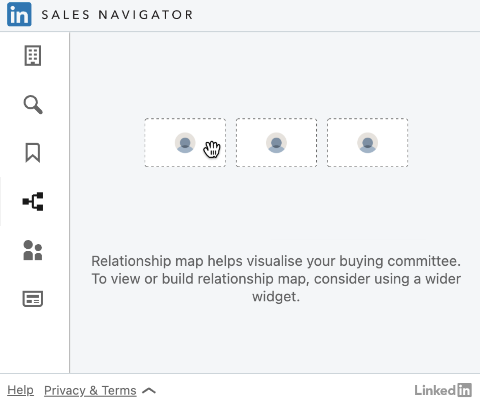 Relationship Map, 1-Column Small, Classic