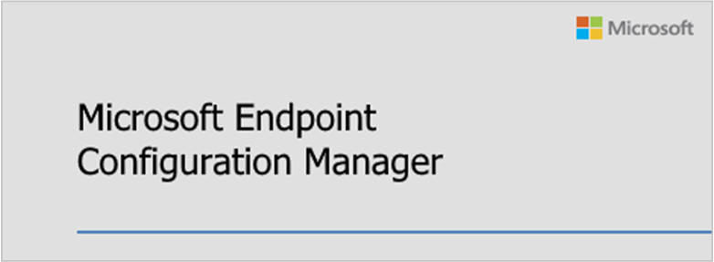 Microsoft Endpoint Configuration Manager