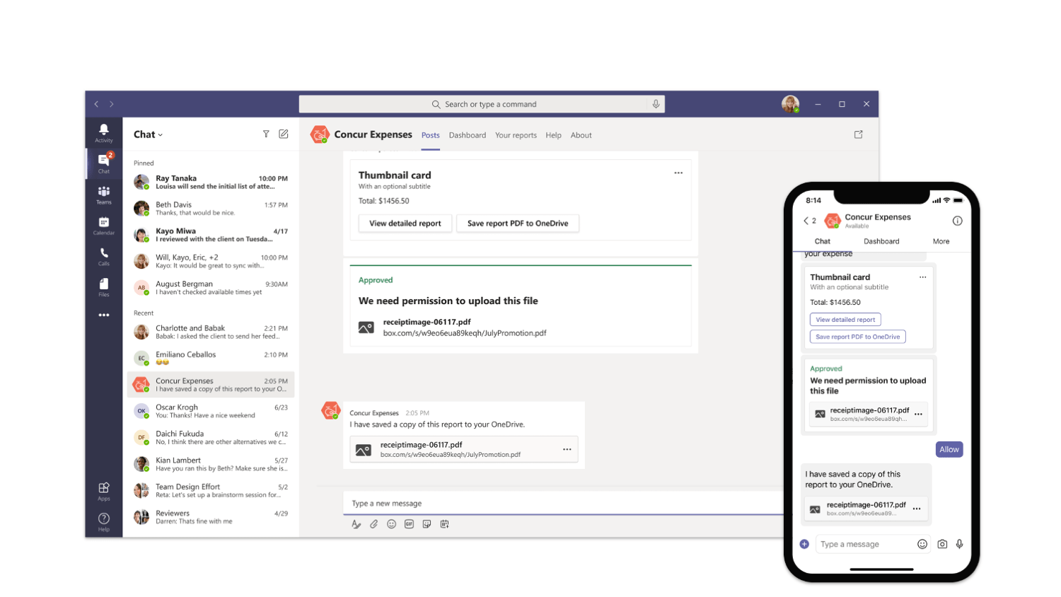 Custom bot integrated in Microsoft Teams