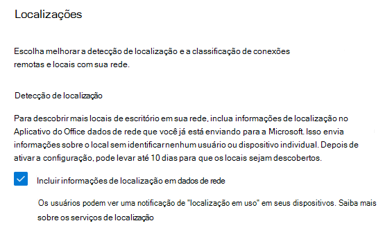 Ativar localização