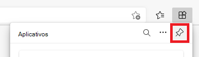 Os utilizadores podem afixar o menu Aplicações aberto como uma barra lateral