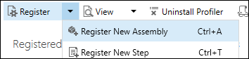 register assembly command.