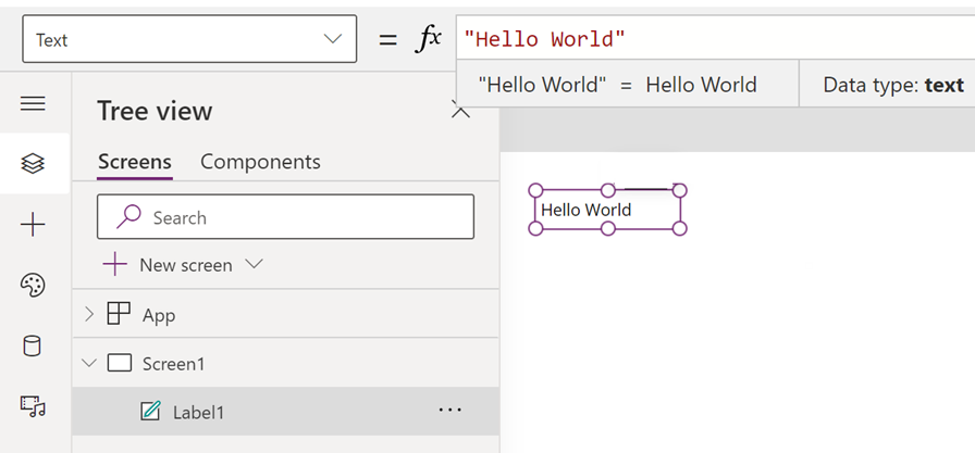 Utilizar a etiqueta Hello World.