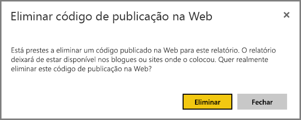 Captura de tela mostrando a confirmação da exclusão.