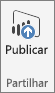 Screenshot of the Publish on the ribbon, showing how to Publish from Power BI Desktop.