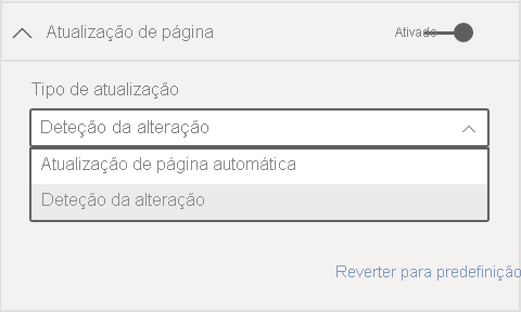 Alterar cartão de deteção