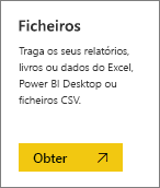 Captura de tela da caixa de diálogo Selecionar um arquivo, destacando o Exemplo de análise de varejo.