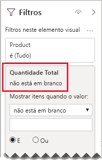 Diagrama mostrando que o painel Filtros da segmentação de dados Produto agora filtra por 