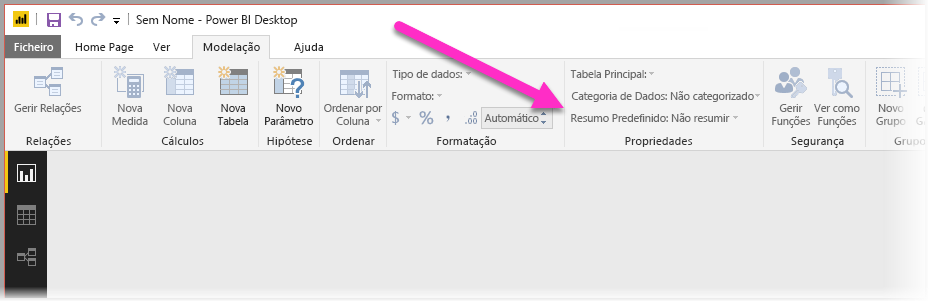 Screenshot showing the Summarization field with Don't summarize selected.