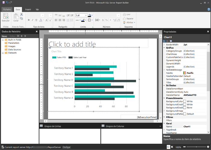 Report Design view