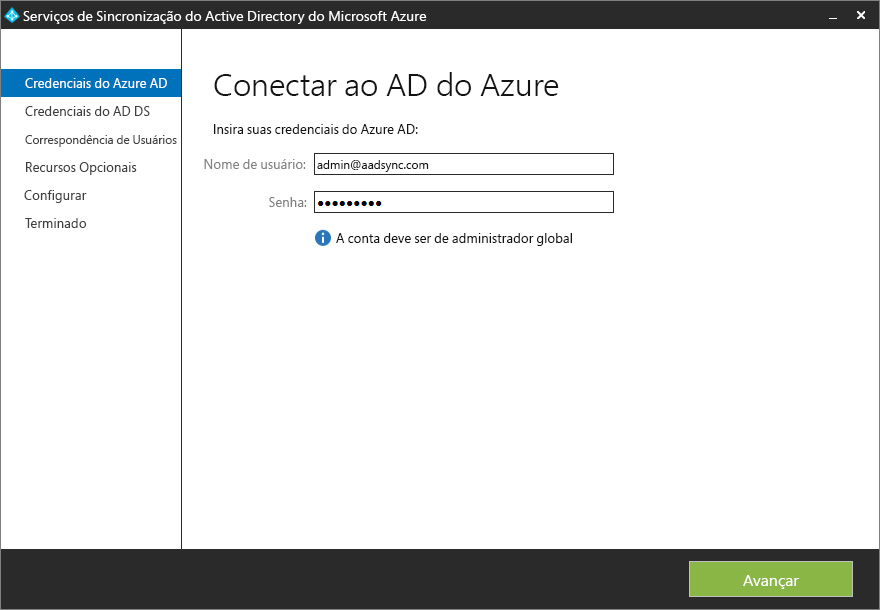 Connect to Azure AD