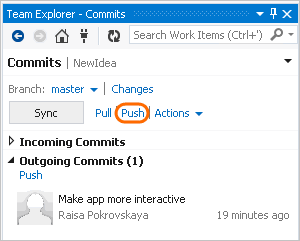 Push changes