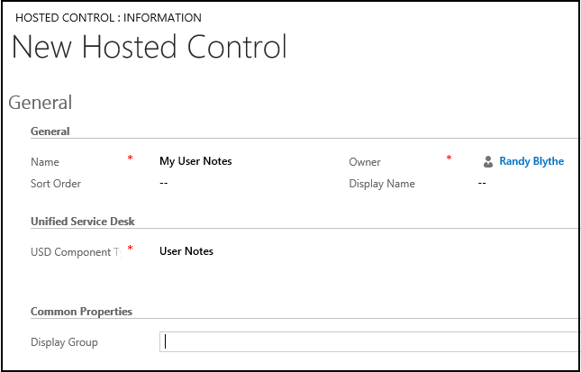 Controle hospedado de notas do usuário