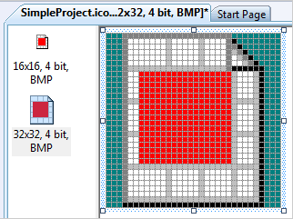 Ícone de projeto simples