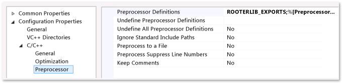 Adicionar uma definição de símbolo do pré-processador