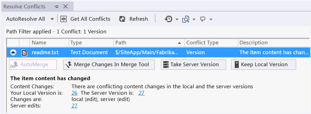 Resolver janela conflitos