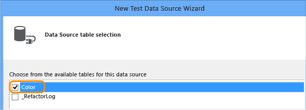 Adicionar a tabela de cores como a fonte de dados