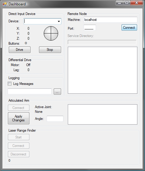 Simulated Articulated Entities Dashboard