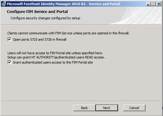 Configure Firewall