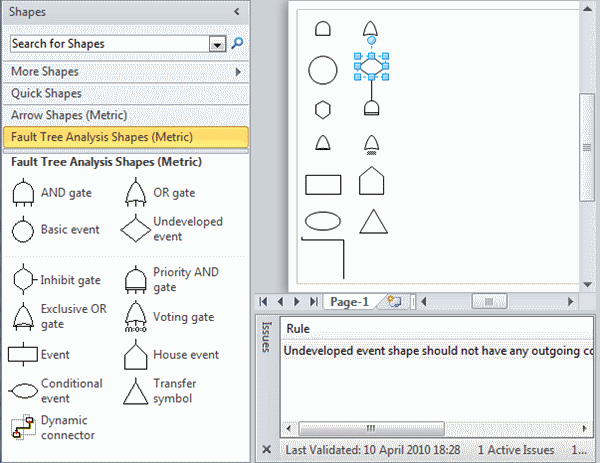 No outgoing connector for undeveloped events