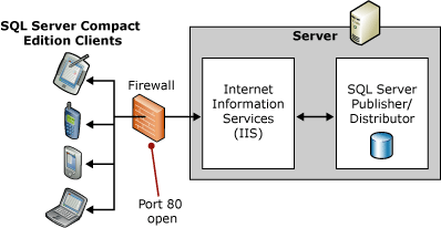 Single-server topology