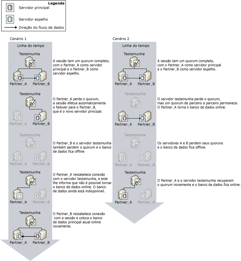 Como a testemunha e os parceiros cooperam