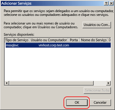 Adicionar Serviços no Active Directory