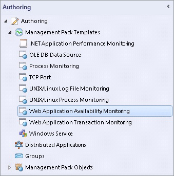 Web Application Availability Monitoring template