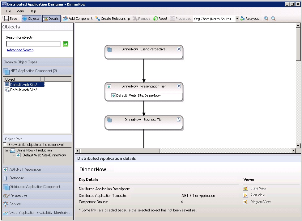 The Distributed Application Designer