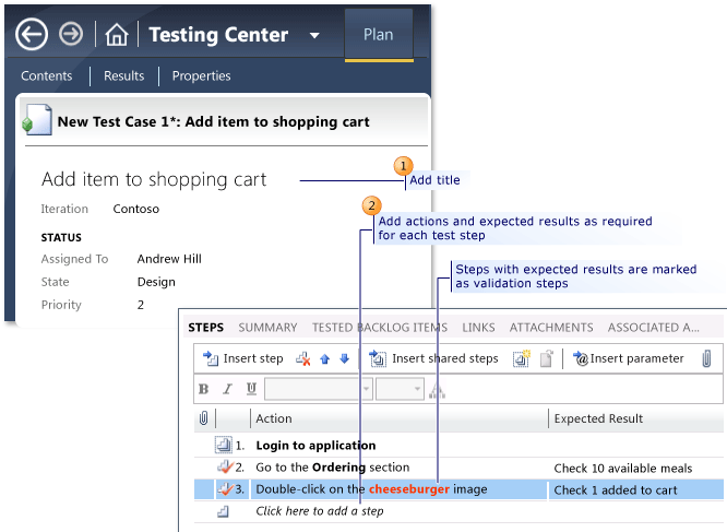 Criar um caso de teste