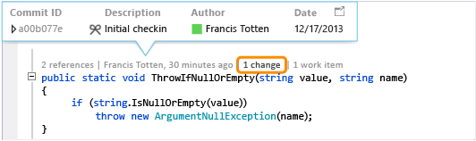 Obter o histórico de alterações para o seu código no Git