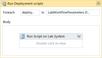 Run Deployment Script activity