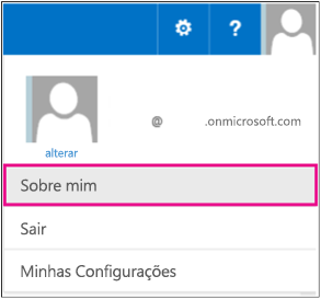 Captura de tela da página de perfil do usuário com a seção Sobre mim realçada