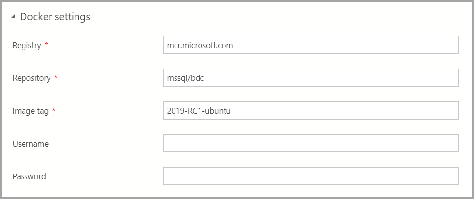 Configurações do Docker