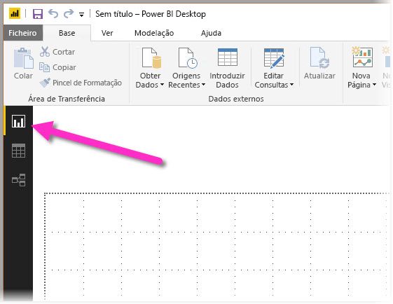 Três pontos de vista diferentes em Power BI Desktop