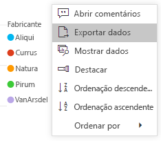 Screenshot da opção 