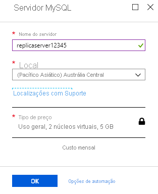 Image showing replication in the Azure portal