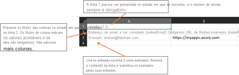 Captura de ecrã de um ficheiro CSV comum aberto em formato de folha de cálculo.