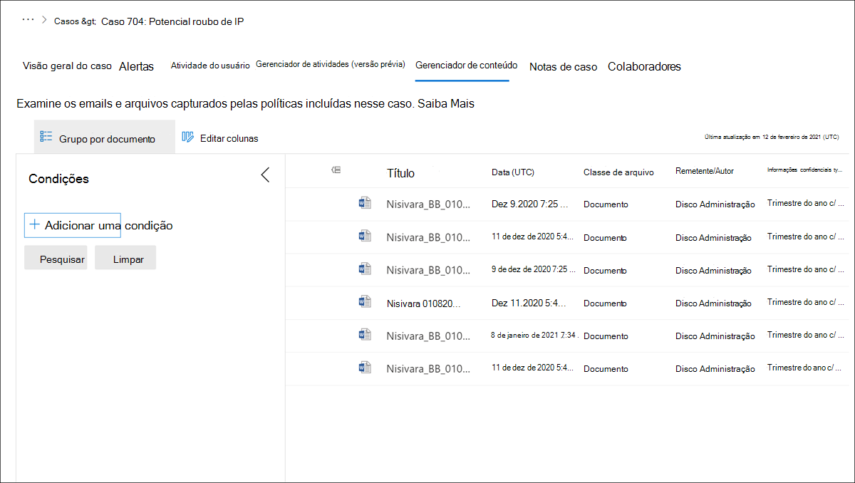 Screenshot of the Insider risk management dashboard showing the Content explorer tab.