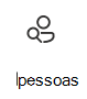 Captura de ecrã do ícone Pessoas card com uma ligação para obter mais informações.