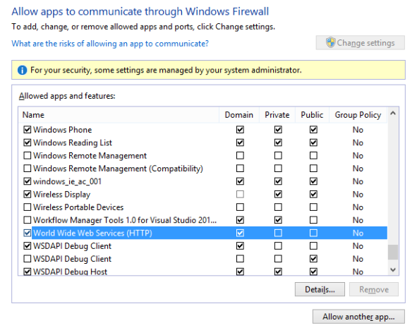 Firewall do Windows.