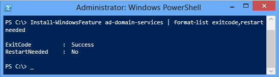 Captura de tela de uma janela de terminal que mostra como criar resultados legíveis.