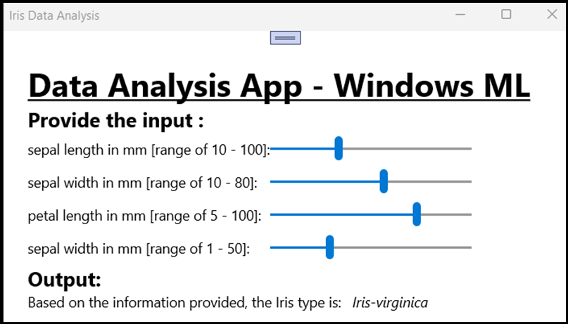 Successful classification in your app