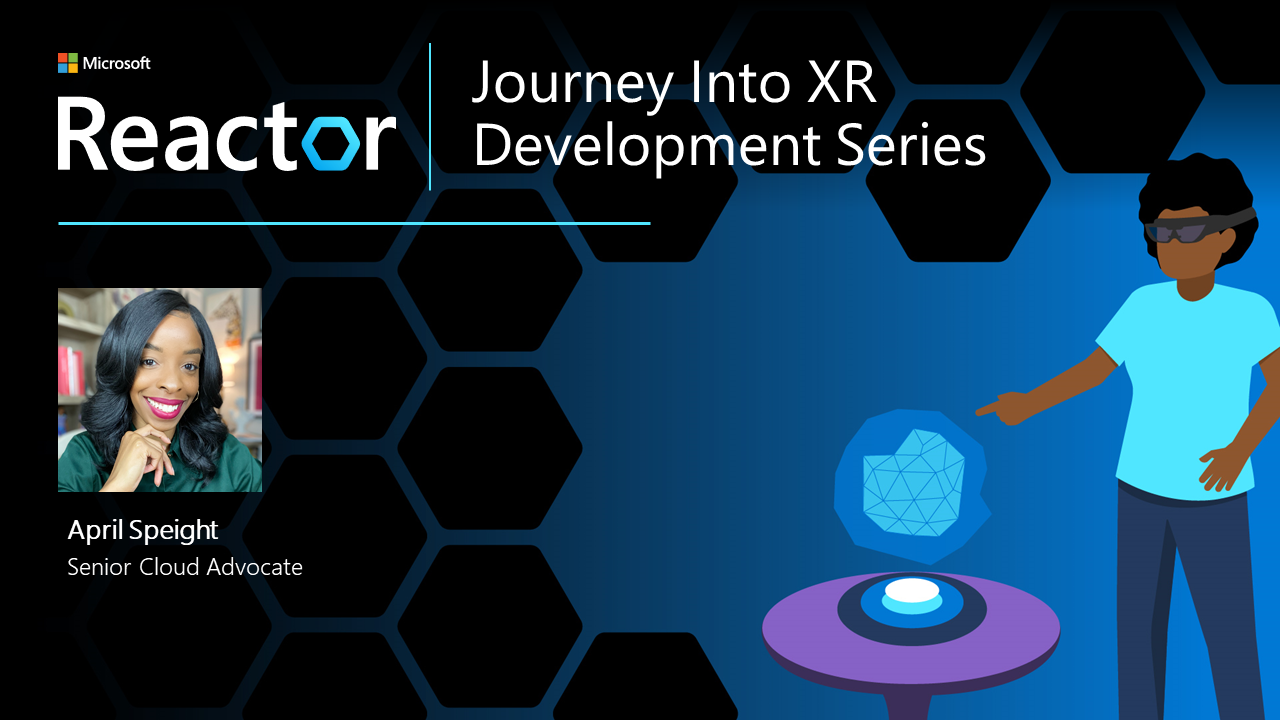 Journey into Mixed Reality development banner (Percurso para a faixa de desenvolvimento do Mixed Reality)