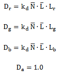 cálculos de bitmap de saída.