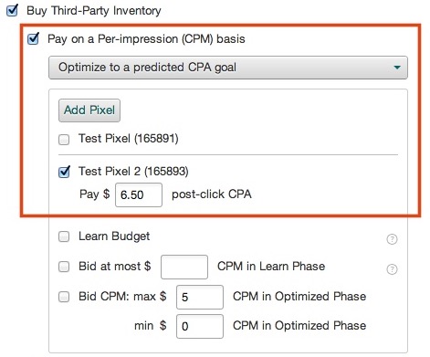  Diagram that shows how Network A would fill out the third-party bidding strategies based on these buying strategies.